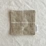 リネンチェックコースター【Naturals 33】