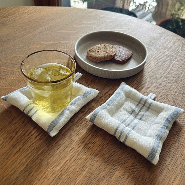 ”再入荷”リネンクッションコースター【リナ50】