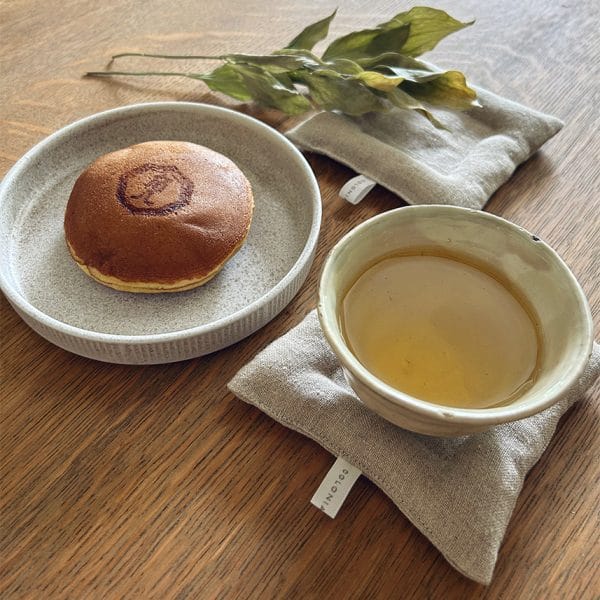 リネンクッションコースター【ナチュラル】