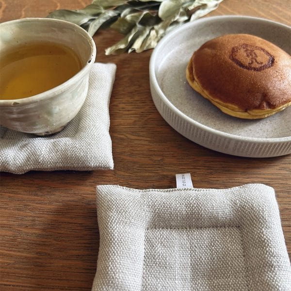 リネンクッションコースター【オートミール】