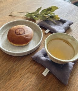 リネンクッションコースター【プラム】