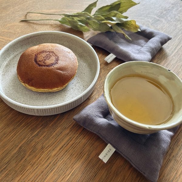 リネンクッションコースター【プラム】