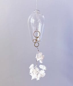 とりもと硝子店 風鈴 あぶく× 紫陽花2