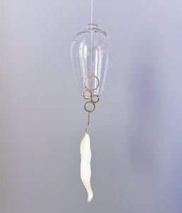 とりもと硝子店 風鈴 あぶく× ユーカリ