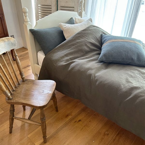 リネン タッセル付きマルチベッドカバー【全3種類】