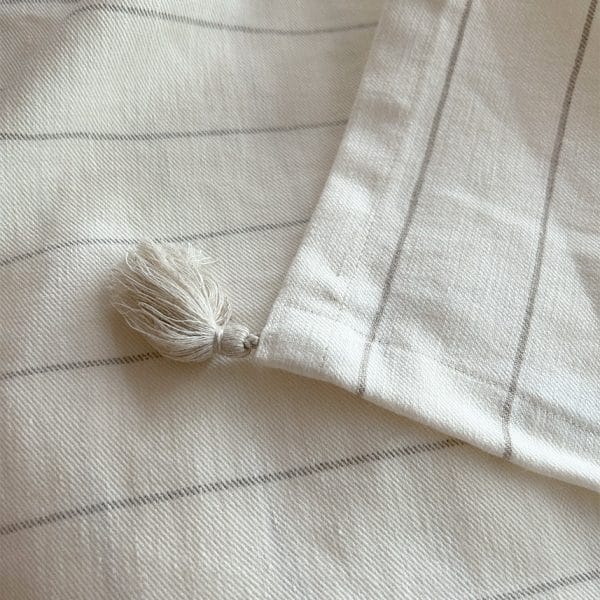 リネン タッセル付きマルチベッドカバー【全3種類】