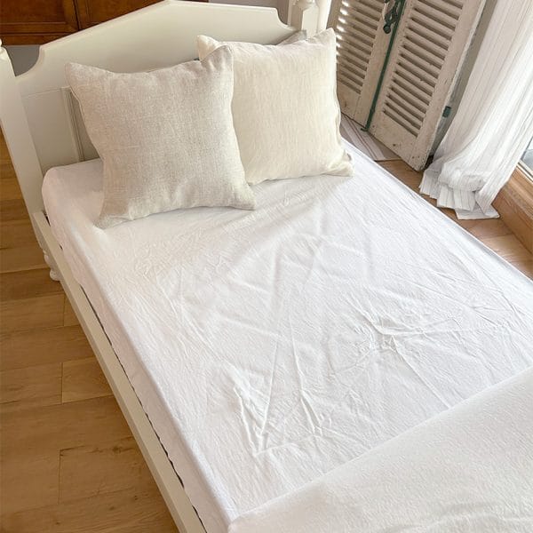 LINAS ウォッシュリネン フィットシーツ