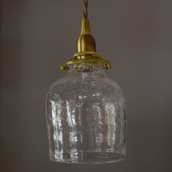 とりもと硝子店 /『吹雪 閉』ガラスのペンダントライト