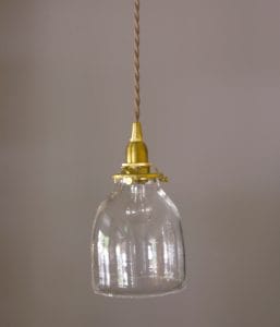 とりもと硝子店 /『Salty 閉』ガラスのペンダントライト