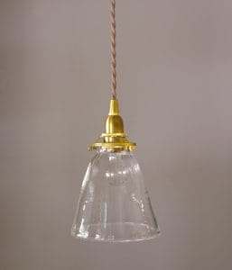 とりもと硝子店 /『Salty 開』ガラスのペンダントライト
