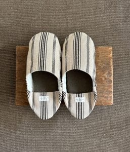 オリジナル コットンルームシューズ【パトリブラック】