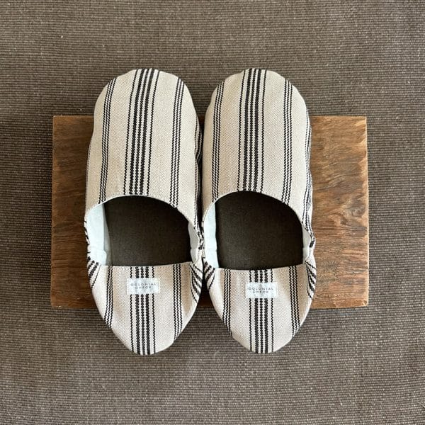 オリジナル コットンルームシューズ【パトリブラック】