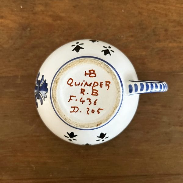 フランスアンティーク/Quimperカップ&ソーサー