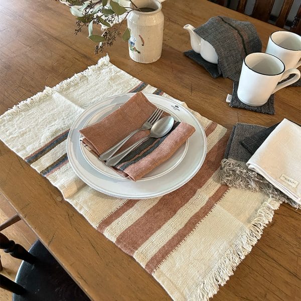 LIBECO HOME//リベコ ベルジャンタオル37×57【ハーレンストライプ】