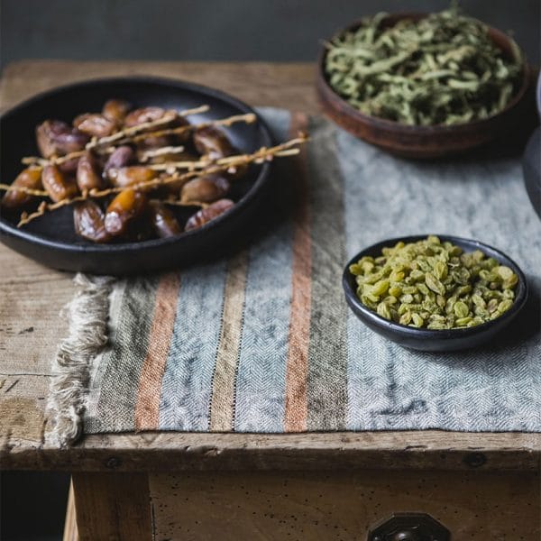 LIBECO HOME//リベコ ベルジャンタオル37×57【マルチストライプ】