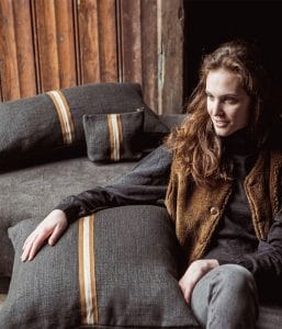 LIBECO HOME//リネンピローカバー【ジャスパー】