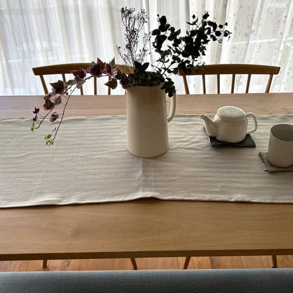 ヘリンボーン柄テーブルランナー 45×180【全3色】