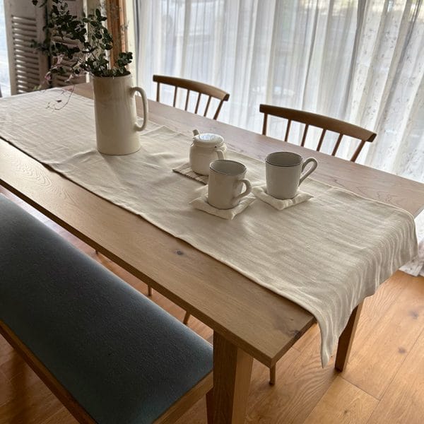 ヘリンボーン柄テーブルランナー 45×180【全3色】