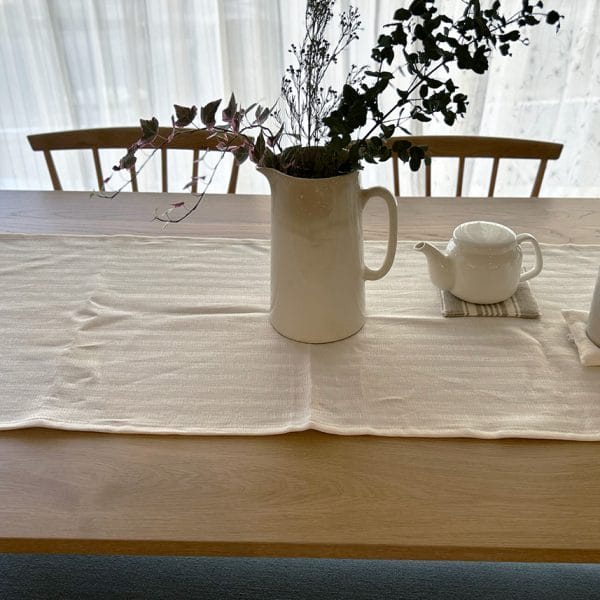 ヘリンボーン柄テーブルランナー 45×180【全3色】