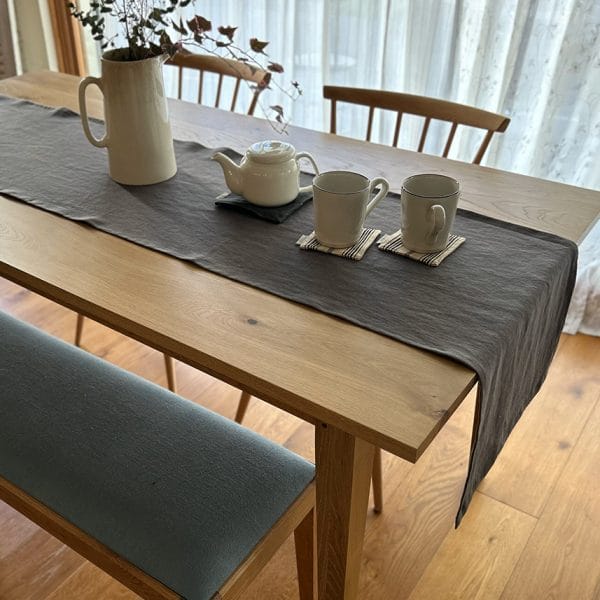 ヨーロッパリネンテーブルランナー 40×200【全2色】