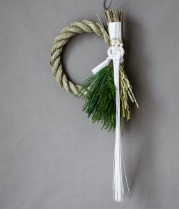 増田 由希子 お正月飾り【清水引き白】